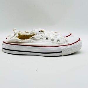 Converse All Star Shoreline Sneaker Womens 6 White Slip On Casual Chucks Shoes